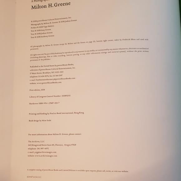 photographic retrospective of photographer Milton H.  Greene coffee table book - Picture 2 of 11